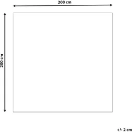 Beliani Teppich 200 x 200 cm