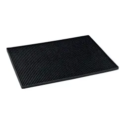 WENKO Abtropfmatte Maxi, 40 x 30 cm 55034100 , Farbe: schwarz