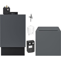 Viessmann Öl-Brennwert-Paket Vitoladens 300-C 19,3 kW 2-stufig mit Regelung Vitotronic 200 und 200l Edelstahl-Speicher untergestellt - Z022510