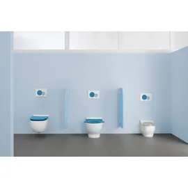 Geberit Bambini WC-Sitz für Kinder, ohne Absenkautomatik, 502.969.SX.1, Farbe: ozeanblau