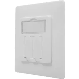 Digitus Leerdose mit Frontplatte für 2x Keystone Module