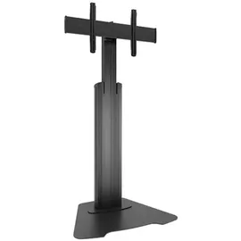 Chief Large Manual Height Adjustable Floor Stand - Aufstellung für Flachbilds, TV Zubehör, Schwarz