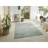 ELLE Decoration In -und Outdoor Mèlange - Flachgewebe Wendeteppich modernes Design meliert robust pflegeleicht wasseranweisend Balkon Terrasse Garten Wohnzimmer Büro Schlafzimmer- Grün, 120x170