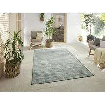 ELLE Decoration In -und Outdoor Mèlange - Flachgewebe Wendeteppich modernes Design meliert robust pflegeleicht wasseranweisend Balkon Terrasse Garten Wohnzimmer Büro Schlafzimmer- Grün, 120x170