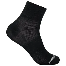 WrightSock Coolmesh II Quarter Füßlinge Schwarz 40-42
