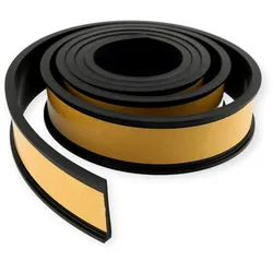 U-Profil Gummi aus EPDM, selbstklebend für Schellen, Bandbreite:25 mm
