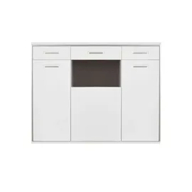 Zurbrüggen Highboard Setto - weiß ¦ Maße (cm): B: 154 H: 121 T: 45.0