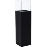 Vivanno Windlichtsäule Candela Aluminium Schwarz