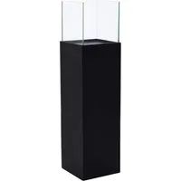 Vivanno Windlichtsäule Candela Aluminium Schwarz
