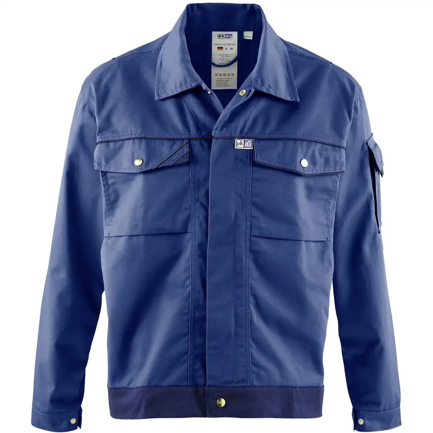 Blousonjacke "THREELINE PERFEKT" - 42 - kornblau