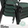 gogarden Metall Gartenstühle Gartensessel 55 x 80 x 89 cm grün 6 St.