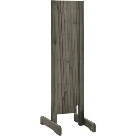 vidaXL Garten Rankzaun 150 x 80 cm grau