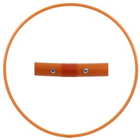 Hoopomania Hula-Hoop-Reifen Hula Hoop Rohling, HDPE-16mm, ORANGE, Durchmesser 60cm orange Ø 60 cm