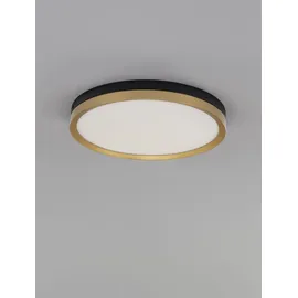 Nova Luce Cantria 1 gold, schwarz Ø 40 cm