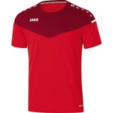 Jako Herren Champ 2.0 T-shirt T shirt, Rot/Weinrot, M EU