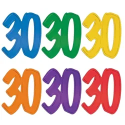 30. Geburtstag Raumdeko Zahl 30