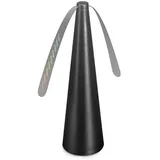 Fliegenwedler Fliegen Fliegenabwehr, Fliegenvertreiber Ventilator, Tragbarer Mückenschutz Fliegenabwehr Tischventilator (1 pc - Black)