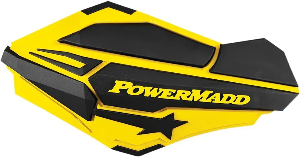 Powermadd 34406 Handschutz - Yellow / Black - One Size