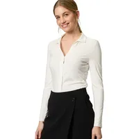 Zero Shirt mit Knopfleiste Offwhite,42 | 42