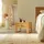 Tikamoon Nachtschrank 40 x 30 x 50 cm Beige