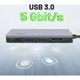 Belkin USB-C 4-in-1 Multiport Adapter