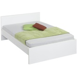 Carryhome Bett, Weiß, 140x200 cm, Schlafzimmer, Betten, Einzelbetten