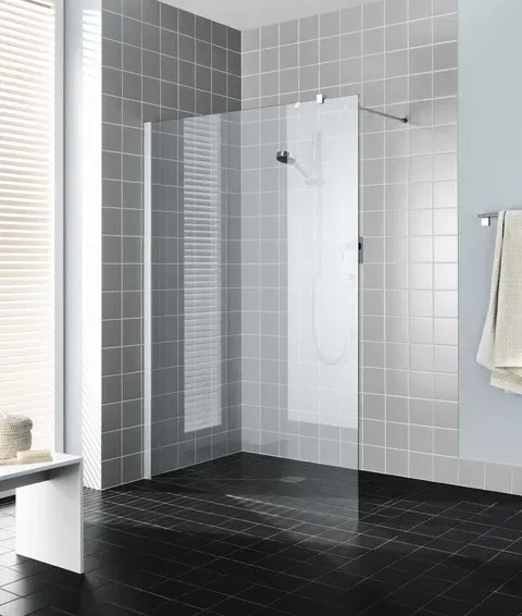 Kermi Walk-In Filia XP TWG 0800x2000, silber hochglanz, ESG Opaco, FXTWG08020VUK FXTWG08020VUK