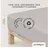 Baumwolle 90 x 190 - 100 x 220 cm gray light