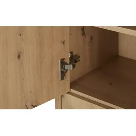 Forte Alice Springs Schuhschrank 75 x 192 x 35 cm braun