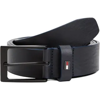 Tommy Hilfiger Herrengürtel Leder 3,5 cm Blau 80