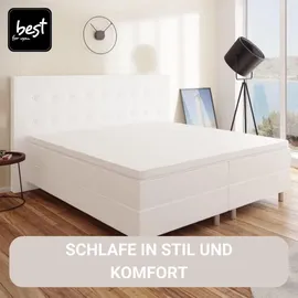 4mybaby GmbH Best For You Boxspringbett Neo 180x200 Weiß, - Weiß