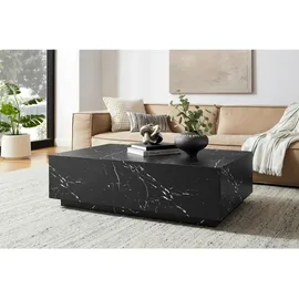 SalesFever Couchtisch rechteckig, in Marmoroptik