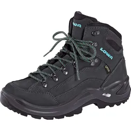 Lowa Renegade GTX Mid Damen Asphalt/Türkis 40