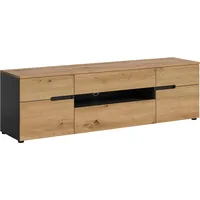 Xonox.home - Lowboard Canu 184x55x44 cm in Korpus Basalt