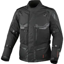 Macna Touros wasserdichte Motorrad Textiljacke, schwarz, Größe XL für Männer