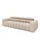 Livora Couch Polyester 3-Sitzer Beige