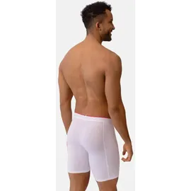 Danish Endurance Bamboo Trunks Extra Long rot/schwarz L 6er Pack