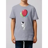 wat? APPAREL T-Shirt Little Balloon Astronaut in Lavender | Gr.: 152-164