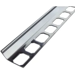 Gehrungsprofil Edelstahl glänzend V2A | 10,0 mm