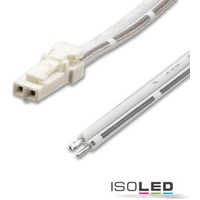 ISOLED MiniAMP Anschlussstecker male, 100cm, 2-polig, weiß, max. 3A