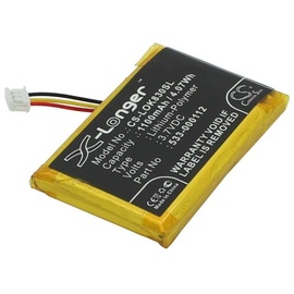 AccuCell Ersatz-Akku LiPoly 3,7V 1100mAh passend für Logitech K830