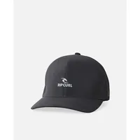 Rip Curl Vaporcool Delta Flexfit Cap Black - S-M