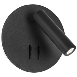 Nova Luce 9081222 Penor LED Wandleuchte Schwarz