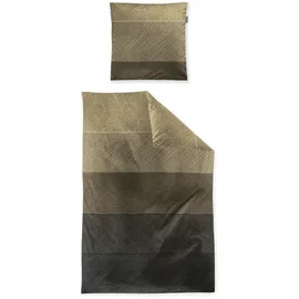 IRISETTE Edel-Feinbiber Braun-Grau 135 x 200 cm + 80 x 80 cm