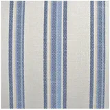 Stofferia Stoff Polsterstoff Jacquard Streifen Indus Blau, Breite 139 cm, Meterware blau
