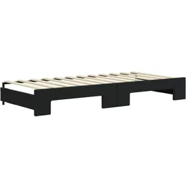 vidaXL Tagesbett 90 x 200 cm Schwarz