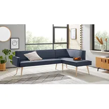 exxpo - sofa fashion Lungo 158 x 84 x 239 cm Webstoff langer Schenkel links denim