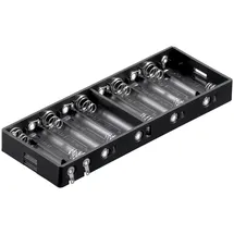 goobay Batteriehalter für 10x Mignon AA mit Lötanschluss