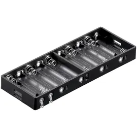goobay Batteriehalter für 10x Mignon AA mit Lötanschluss