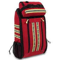 Elite Bags QUICK ACCESS Notfallrucksack | rot | kompakt | hohe Funktionalität | für die Notfallversorgung | Schnellöffnungs-System | Hüfttasche als Extra dabei